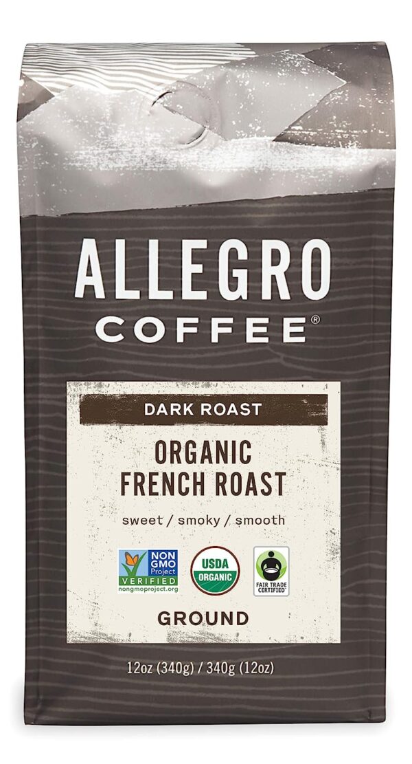 Allegro Coffee Organic French Roast Ground Coffee