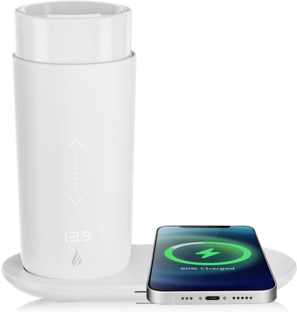 OTKAX, temperature controlled, travel mug wireless charger