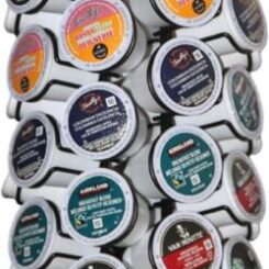 K Cups Holder, K Cup Carousel, coffee pod organizer