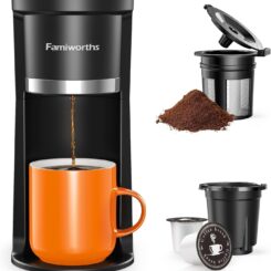 Famiworths Mini Coffee Maker Single Serve