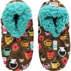 Lazy One Fuzzy Feet Slippers for Women, Cute Fleece-Lined House Slippers, Cute Slipper Socks